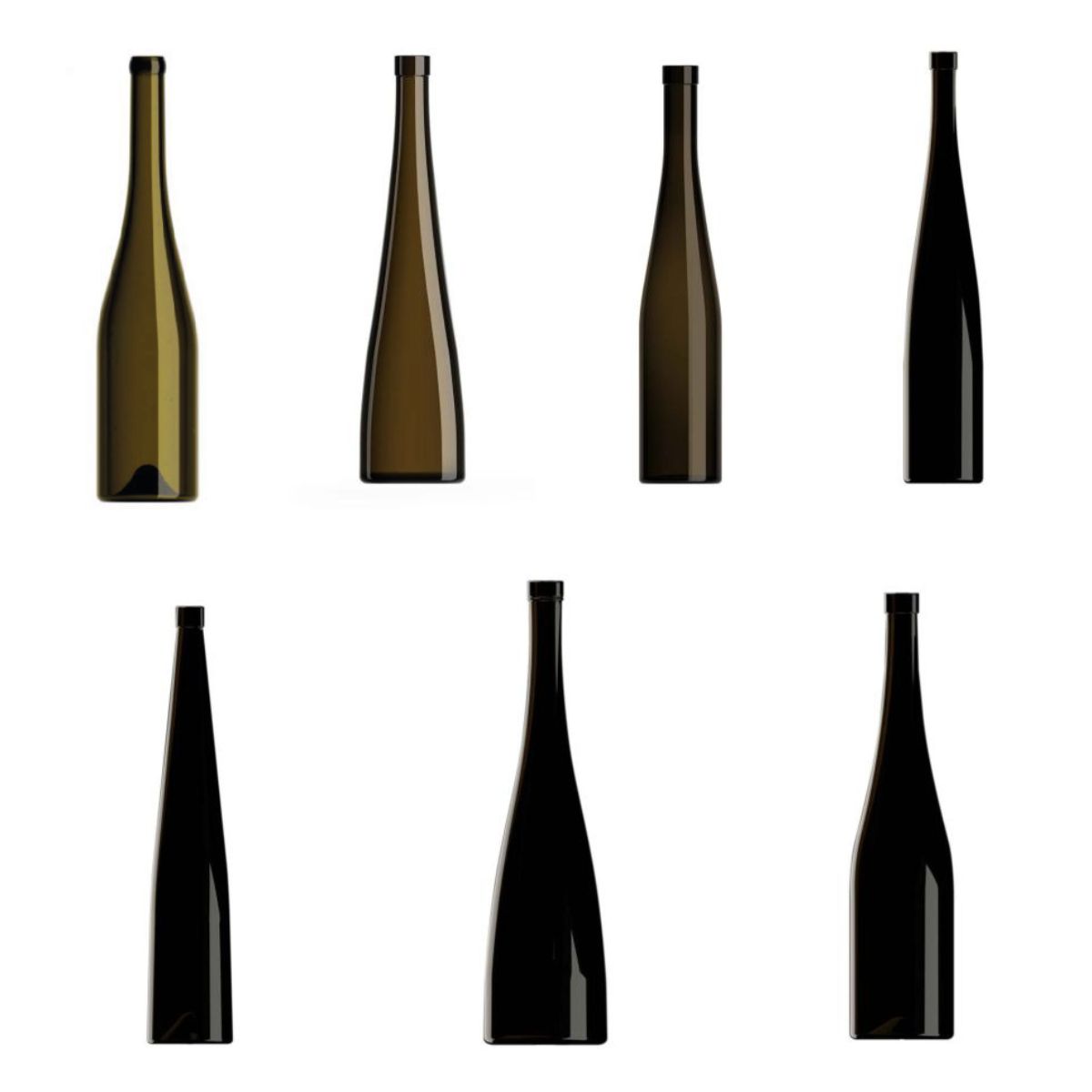 rhine şarap şişesi